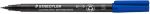 STAEDTLER Lumocolour 313 Permanentmarker Fein Rundspitze Schwarz 10 Stück