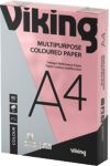 Viking DIN A4 Farbiges Papier Pink 80 g/m² Glatt 500 Blatt