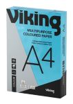 Viking DIN A4 Farbiges Papier Blau 80 g/m² Glatt 500 Blatt