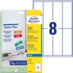 Thumbnail - AVERY Zweckform J8875-5 Magnetschilder DIN A4 Weiß 50 x 140 mm 5 Blatt à 8 Etiketten