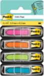 Post-it Index-Haftstreifen Pfeil 1,19 x 4,32 cm Farbig sortiert 4 Stück à 24 Streifen