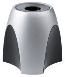 Thumbnail - HAN Klammernspender Delta Kunststoff Silber, schwarz 9,5 x 9,5 x 8,8 cm