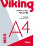 Viking Laminierfolien DIN A4 Glänzend 75 Mikron (2 x 75) Transparent 25 Stück