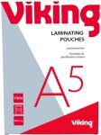 Viking Laminierfolien DIN A5 Glänzend 125 (2 x 125 Mikron) Transparent 100 Stück