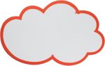 Franken Große Wolke Moderationskarten 62 x 37 cm Papier Rot, Weiß 20 Stück
