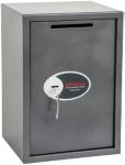 Phoenix Vela Home Einwurftresor Schlüssel 3 x 51 L SS0804KD Grau