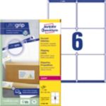AVERY Zweckform Abziehhilfe QuickPEEL,ultragrip Versandetiketten L7166 100 Selbsthaftend DIN A4 Weiß 99,1 x 93,1 mm 100 ...