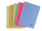 Thumbnail - Clairefontaine Linicolor Notizbuch DIN A4 Liniert Spiralbindung PP (Polypropylen) Farbig sortiert 180 Seiten 90 Blatt