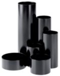 WEDO Stiftehalter 6 Fächer Kunststoff Schwarz