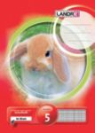 Thumbnail - LANDRÉ Schulheft DIN A5 Kariert Rot 100050071 16 Blatt