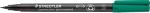 Thumbnail - STAEDTLER Lumocolor Universal 313-2 Rundspitze Faserschreiber Extra Fein Rundspitze 0,4 mm Grün Nachfüllbar 10 Stück