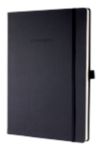 Sigel Conceptum Notizbuch DIN A4 Liniert Gebunden Karton, Kunststoff Hardback Schwarz Perforiert 194 Seiten 97 Blatt