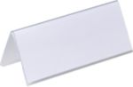 DURABLE Tischnamensschild 6,1 x 15 x 12,2 cm PVC (Polyvinylchlorid) Transparent 25 Stück