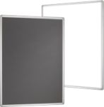 Thumbnail - Franken Moderationstafel Magnetisch 150 (B) x 120 (H) cm Aluminium Grau, Weiß