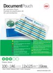 GBC Document Laminierfolien A6 Glänzend 125 Mikron (2 x 125) Transparent 100 Stück