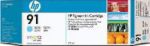 HP 91 Original Tintenpatrone C9470A Hell Cyan