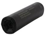 Komo Abfallsäcke 60 L Fixierband Schwarz LDPE (Polyethylen niedriger Dichte) 55 Mikron 20 Stück