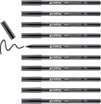Thumbnail - edding Filzstift - Mittel Schwarz 1300 10 Stück