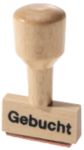 Unbranded Textstempel Gebucht Braun