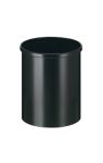 Vepa Bins Metall Papierkorb 25,5 x 25,5 x 30,5 cm Schwarz