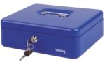 Viking Geldkassette Schlüssel 4 260 x 185 x 81 mm Blau
