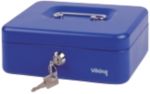Viking Geldkassette Schlüssel 3 204 x 150 x 74 mm Blau