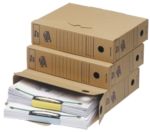 Loeff's 3003 Archivboxen Braun 8,5 x 34,3 x 26 cm 50 Stück