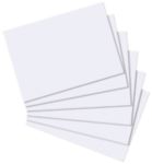 herlitz Karteikarten DIN A4 100 Karten Weiß Blanko 29,7 x 21 cm 100 Stück
