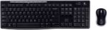 Logitech Wireless Combo Tastatur und Maus Set Kabellos QWERTZ Schwarz MK270