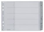 Leitz A - Z A-Z Register DIN A5 Grau 20-teilig PP (Polypropylen) 7 Löcher 1262