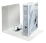 Leitz Präsentations-Ringbuch Graupappe, Folie DIN A4+ 2 Ringe 75 mm Weiß 4221765