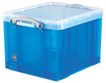 Really Useful Box Plastic Storage Box 35 L Blue 39 X 48 X 31 Cm