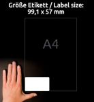Thumbnail - AVERY Zweckform Versandetiketten J8173-25 Selbsthaftend DIN A4 Weiß 99,1 x 57 mm 25 Blatt à 10 Etiketten
