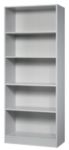 Thumbnail - Hammerbacher Melaminharzbeschichtete Spanplatte Regal 4 Fachböden 800 x 400 x 2.004 mm Grau