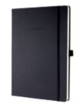 Sigel Conceptum A4 Gebunden Schwarz Hardcover-Notizbuch Blanko 97 Blatt