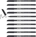 edding Filzstift 0,5-1 mm Fein Schwarz 1200 10 Stück