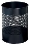 Thumbnail - DURABLE Papierkorb Schwarz Metall perforiert (16,5 cm breit) 28 x 34 x 31,5 cm