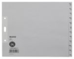 Leitz Dez - Jan Monatsregister Recycled DIN A5 Grau 12-teilig 100 g/m² Pappkarton 3 Löcher 1230