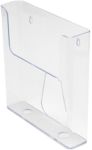 Deflecto wandmontierbarer Prospektständer Polystyrol 173 x 180 x 45mm DIN A5 Transparent