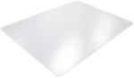 Realspace Stuhlunterlage PC (Polykarbonat) Premium Rechteckig Transparent 116 x 130 cm Hartböden
