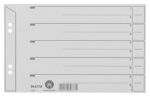 Leitz Zahlenregister Recycled DIN A5 Grau Pappkarton Rechteckig 4 Löcher 1656 100 Stück 16560