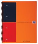 Thumbnail - OXFORD International Activebook Notizbuch DIN A4+ Liniert Spiralbindung PP (Polypropylen) Orange Gelocht 160 Seiten 5 St...