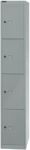 Bisley Metall Schließfach 4 Türen 1 abteile 305 x 4.824.792 x 1.802 mm Silber