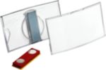 DURABLE Konvex Namensschilder Magnet 7,5 x 4 cm Acryl 25 Stück