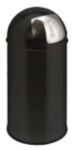 Vepa Bins Push-Mülleimer 40 L Schwarz Edelstahl 0