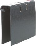 Viking Hängemappe DIN A4 80 mm Schwarz 2 Ringe Pappkarton Recycled