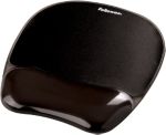 Fellowes Mauspad mit Handgelenkauflage Crystals? Gel Schwarz