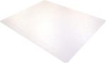 Viking Realspace Premium Chair Mat Polycarbonate Rectangular Transparent 120 X 90 Cm Soft Floor