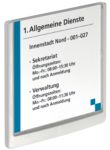 DURABLE Türschild Kunststoff 14,9 x 14,9 cm
