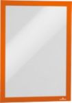 Thumbnail - DURABLE DURAFRAME DIN A4 Inforahmen Selbstklebend, Magnetisch Orange haftend Hartfolie 487209 23,4 (B) x 0,6 (T) x 32,6 ...